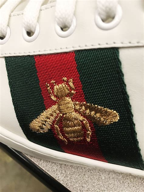 gucci sneakers bees|gucci bedazzled sneakers.